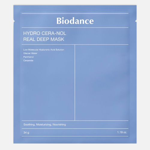 BIODANCE Hydro Cera-Nol Real Deep Mask Ночная гидрогелевая маска с церамидами против сухости, 34 гр.