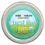 Mild By Nature, бальзам для растирания груди, эвкалипт и перечная мята, 17 г (0,6 унции)
