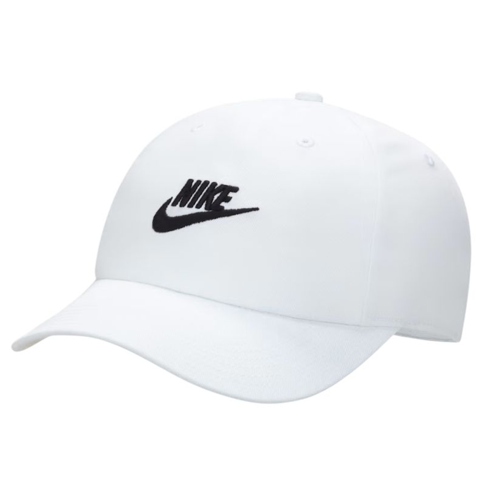 Теннисная кепка Nike Dri-Fit Club Kids' Futura Wash - white/black