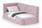Кровать Бевер ЛЕВАЯ 140 с  ортопедическим основанием без ПМ - Небби/Nebby 325