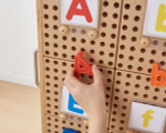 Набор букв "Английский алфавит" для STEM-стены Masterkidz (120 шт)