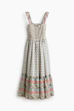 Платье с расклешённой юбкой и сборками - H&M