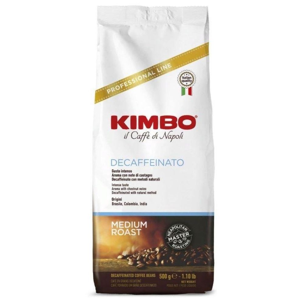 Кофе Kimbo эспрессо Decaffeinato 500гр мяг.упк.