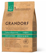 Сухой корм Grandorf с индейкой для взрослых собак крупных пород, 3кг