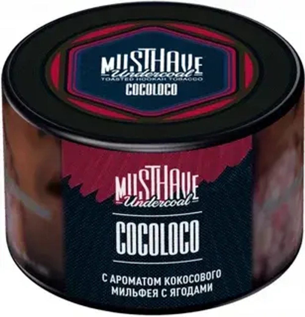 М. Табак для кальяна Must Have Кокосовый мильфей с ягодами 40гр + уголь Cocoloco 25мм