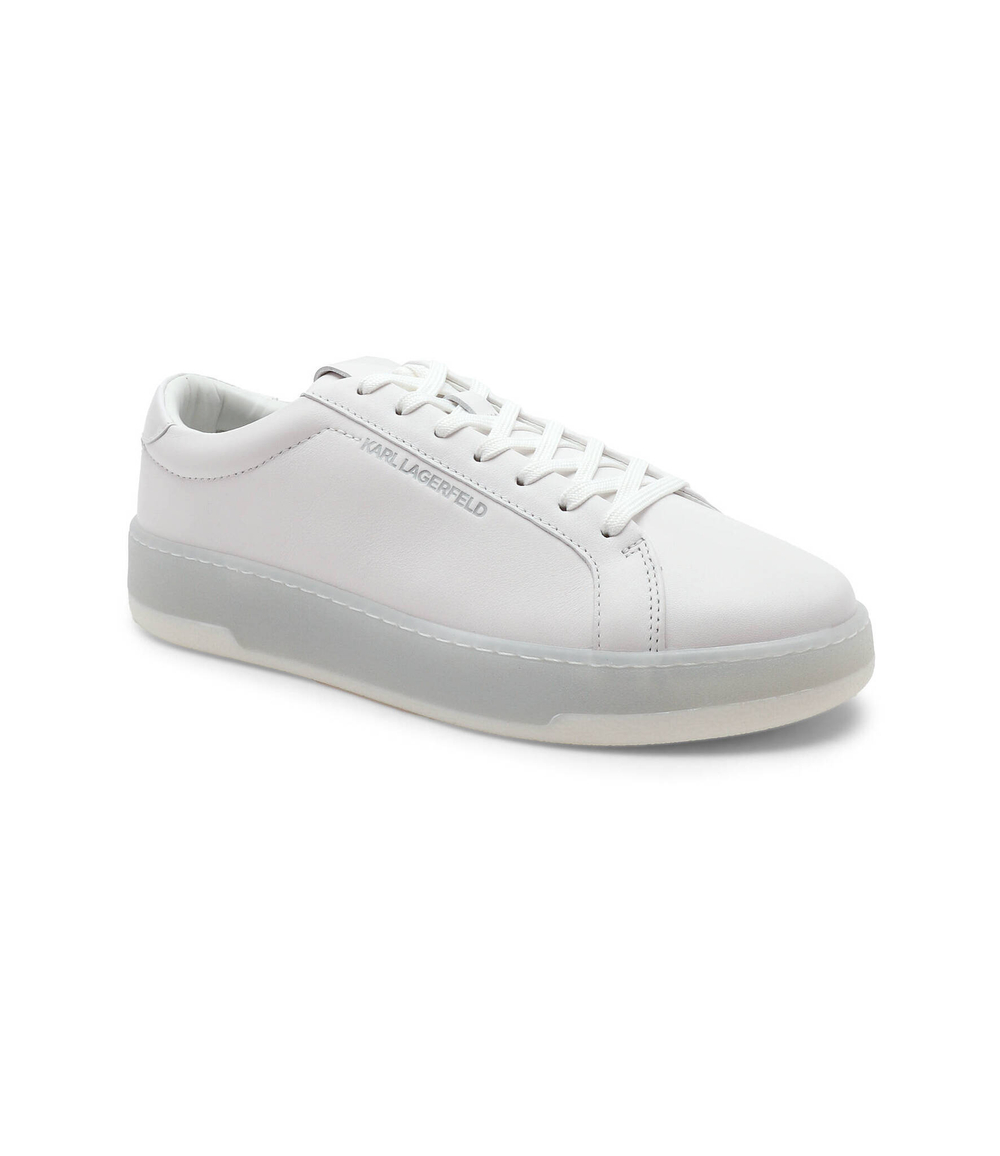 Кожаные кроссовки kourt iii lace lo Karl Lagerfeld - белый(KL51515)
