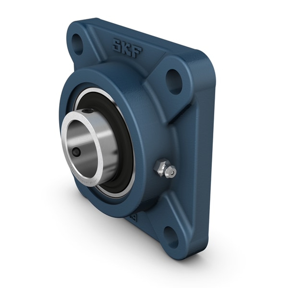 SKF FYJ 90 TF — шарикоподшипниковый узел с квадратным фланцем для вала 90 мм с установочными винтами
