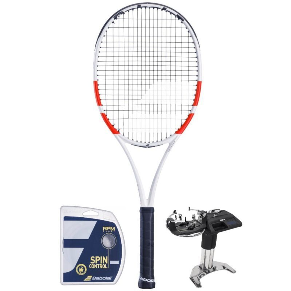 Теннисная ракетка Babolat Pure Strike 98 18/20 - white/red/black