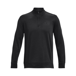 Мужская теннисная толстовка Under Armour Men's Armour Fleece 1/4 Zip - black