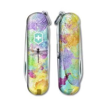Нож Victorinox Classic LE2017 58мм 7 функц дизайн Dragonfly (0.6223.L1701)