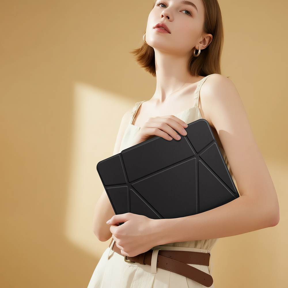 Складной чехол книжка от Dux Ducis для Samsung Galaxy Tab S10 FE+, серия Vers Series Case, с магнитным держателем Pencil и функцией автоматического перехода в спящий режим