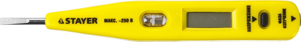 STAYER MAXElectro, 12 - 220 В, 125 мм, тестер напряжения (45290)
