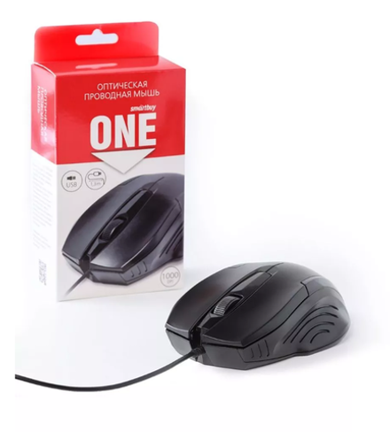 Мышь проводная SMART-BUY SBM-210-K