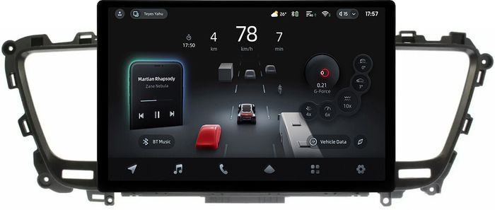 Магнитола для KIA Carnival 3 2014-2020 (ШГУ монохром, рамка большая) - Teyes CC4-PRO монитор 13" 2K QLED на Android 13, Быстрейшая, Snapdragon 778G, ИИ, CarPlay, DSP, 4G SIM-слот
