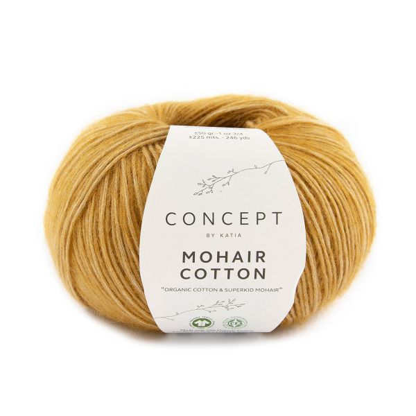 Пряжа Katia (Катя) Mohair Cotton / уп.10 мот. по 50 г, 225м, №2