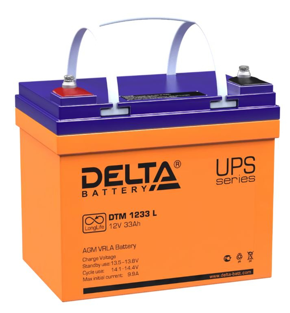 DTM 1233 L Delta Аккумулятор герметичный свинцово-кислотный