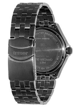 Наручные часы Traser P67 OFFICER PRO Gunmetal Black/Lime 107869 (сталь)