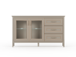 КЛАССИК тумба KOM2W3S с подсветкой (Глиняный серый)