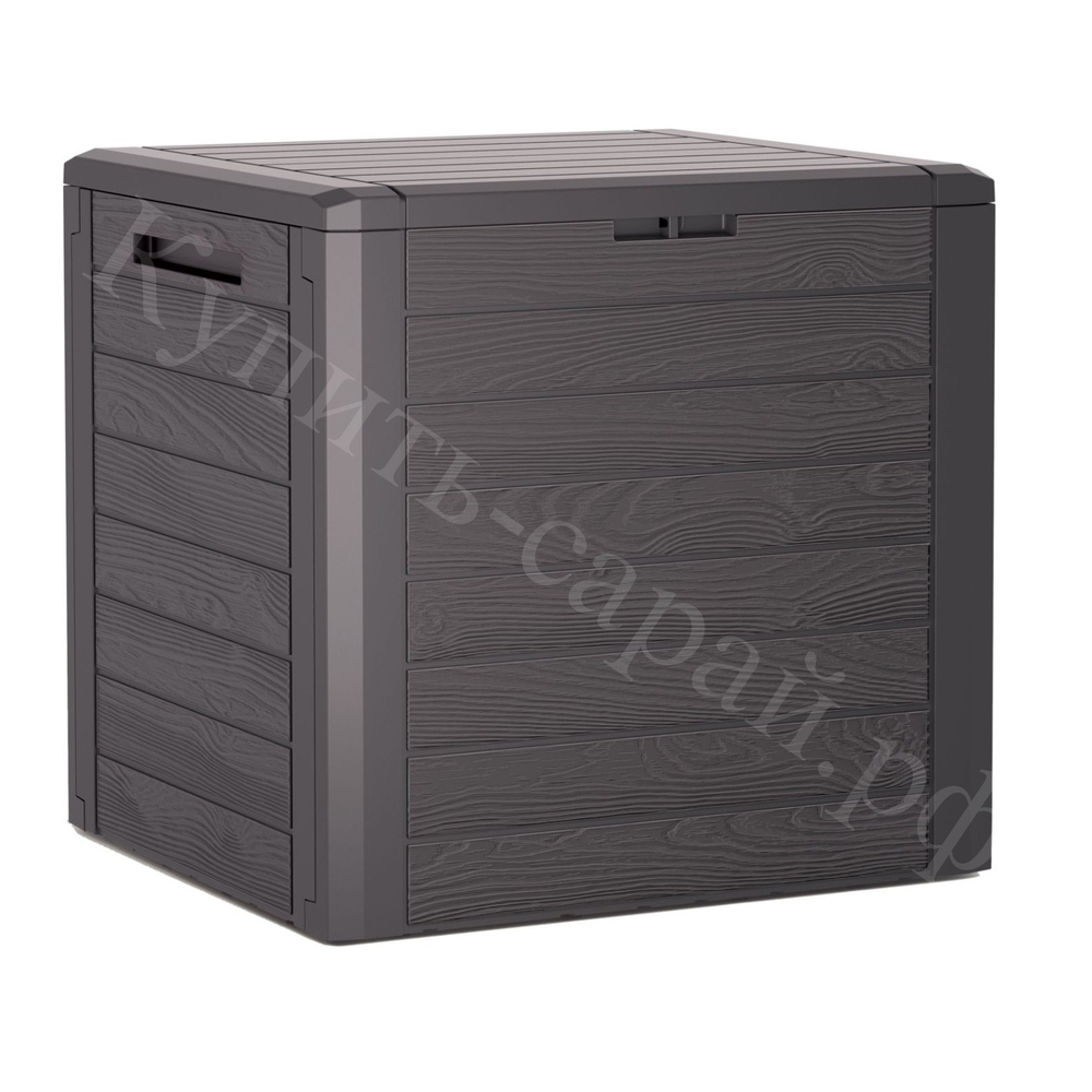 Пластиковый сундук Prosperplast Woodebox 140 л wenge