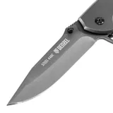 Нож складной, многоцелевой, системы Liner-Lock, с накладкой G10 на классической рукоятке Denzel — фото 3