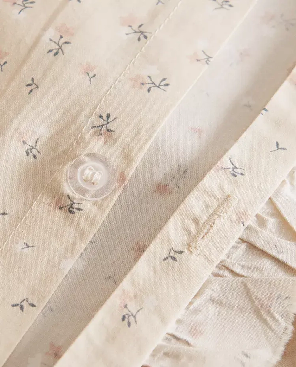 ZARA HOME ДЕТСКИЙ ПОДОДЕЯЛЬНИК С ПРИНТОМ, РОЗОВЫЙ