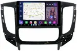 Магнитола для Mitsubishi L200 5 2015-2019 (климат), Pajero Sport 3 2016-2023 (МКПП), FIAT Fullback - FarCar S500-TS20 монитор 9.5" 2K QLED на Android 14, Быстрейшая, CarPlay, 4G SIM-слот