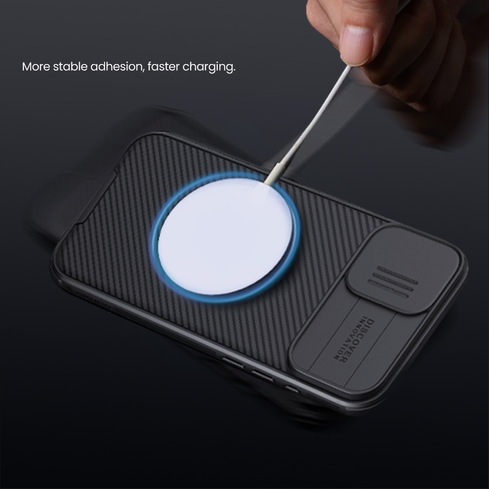 Чехол от Nillkin c поддержкой MagSafe для iPhone 16, серия CamShield Pro Magnetic