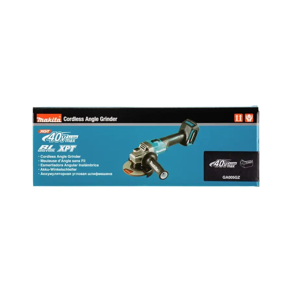 Аккумуляторная угловая шлифовальная машина 125 мм XGT® Makita GA005GZ