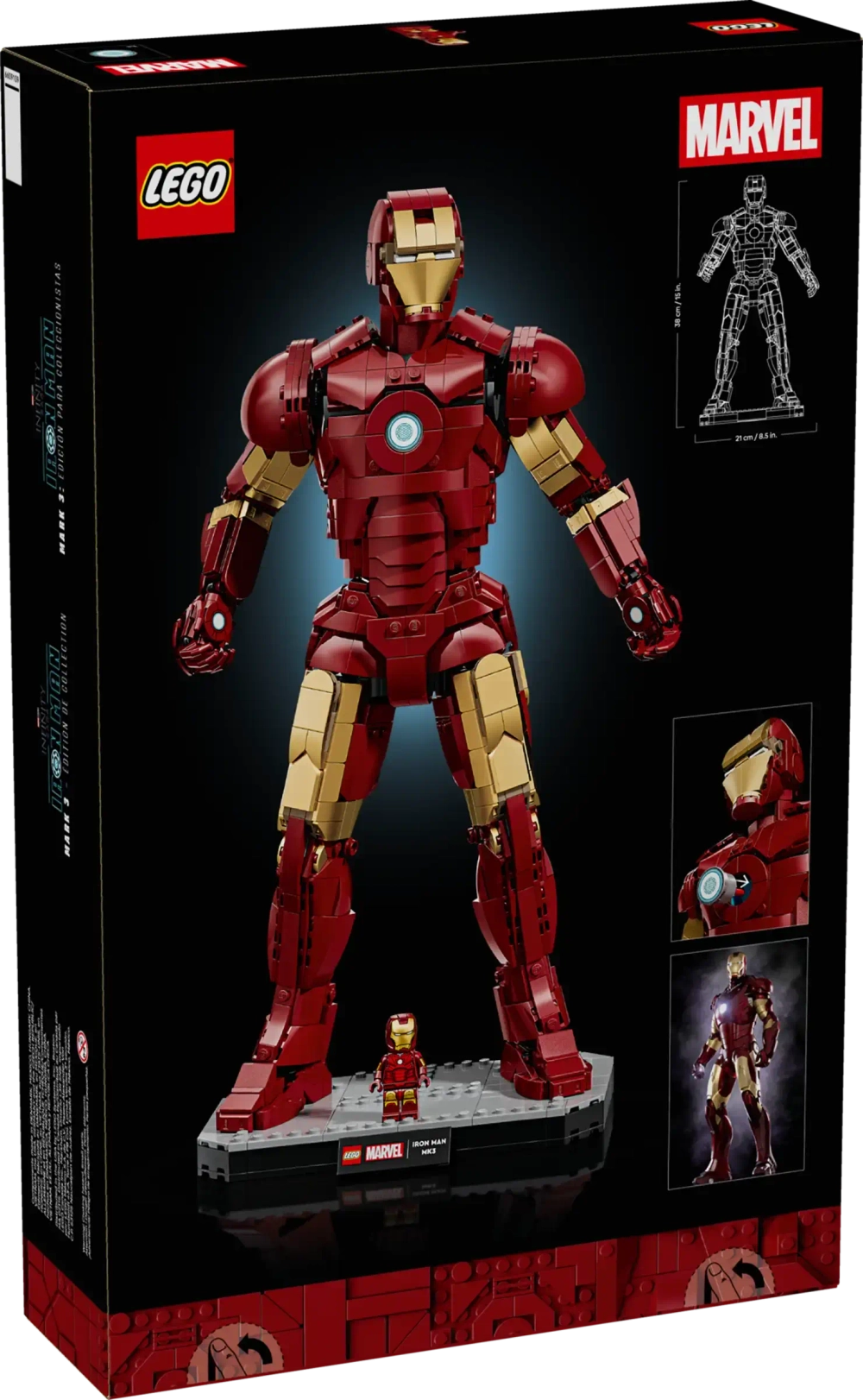 Конструктор LEGO Marvel 76344 Iron Man Mark 3 Collectors Edition