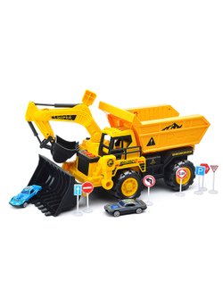 Игровой набор Машинка Катапульта Экскаватор Грейдер (660-S98)