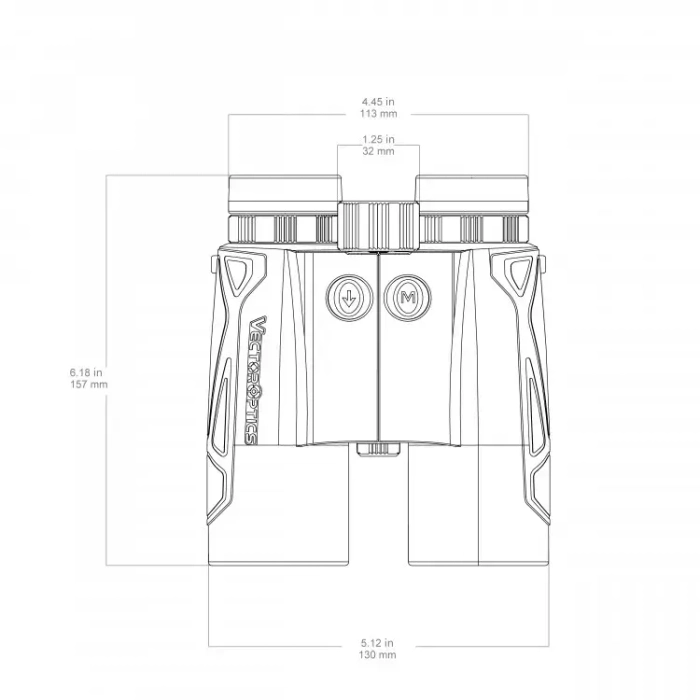 Бинокль с дальномером Vector Optics PARAGON 10x42 (SCBRF-02)