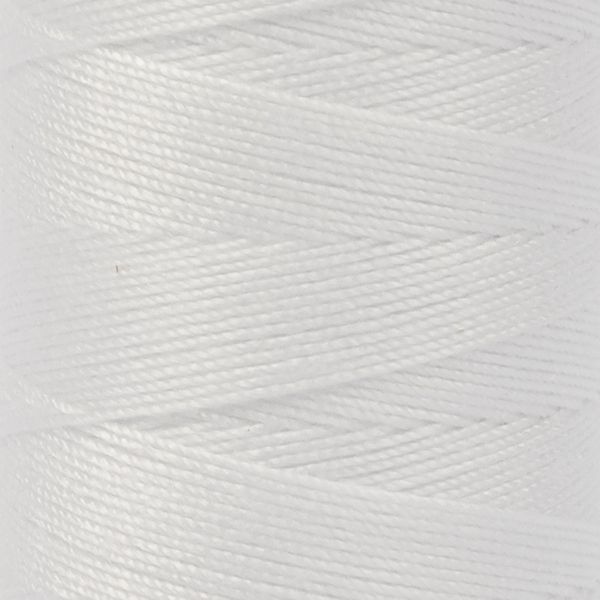 Нитки швейные джинсовые Gamma 20s/2, 183 м / 10 кат, 001 белый