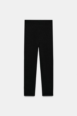 ZARA КОРОТКИЕ ЛЕГИНСЫ ИЗ ЛИОЦЕЛЛА, ЧЕРНЫЙ