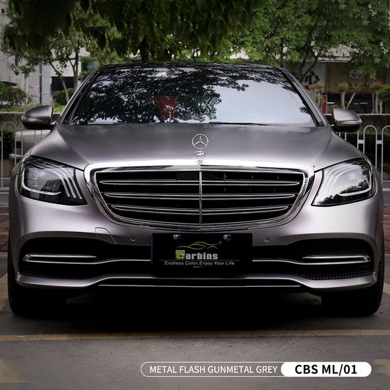 Пленка матовая серая Metal Flash Gunmetal Carbins
