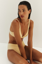 Низ бикини Cheeky — Светло-бежевый/С леопардовым принтом - H&M