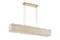 Люстра подвесная светодиодная NewRgy 2798E/76W GOLD+CLEAR, 76 Вт, золотая и прозрачная