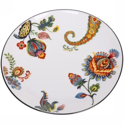 Тарелка керамическая «Paradise flowers» 22,5*2см