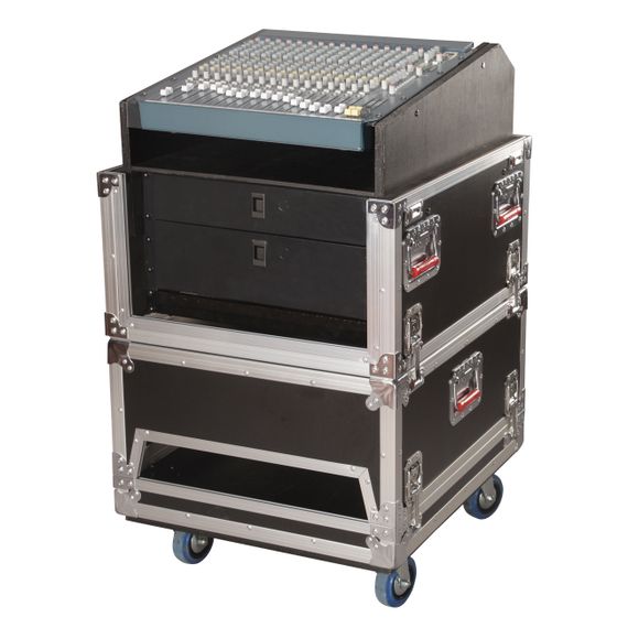GATOR G-TOUR-GRC-1406 - туровый рэковый кейс на колесах 14U + 6U