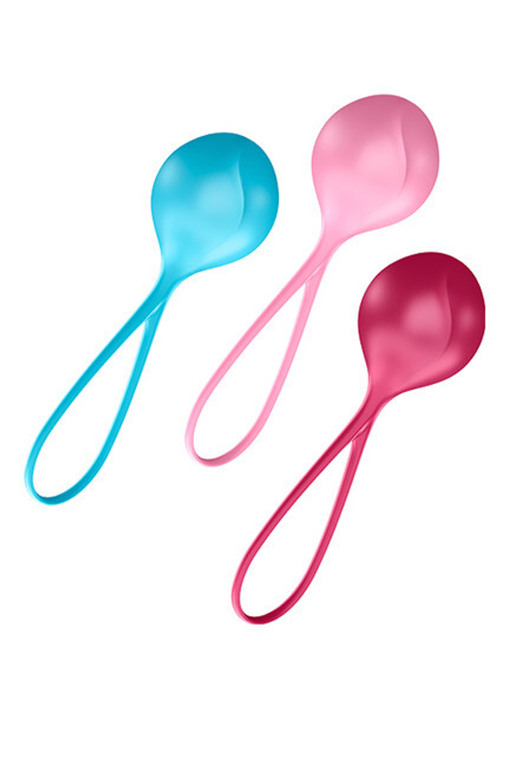 Классические одинарные вагинальные шарики Satisfyer Balls (Цвет: мультиколор)