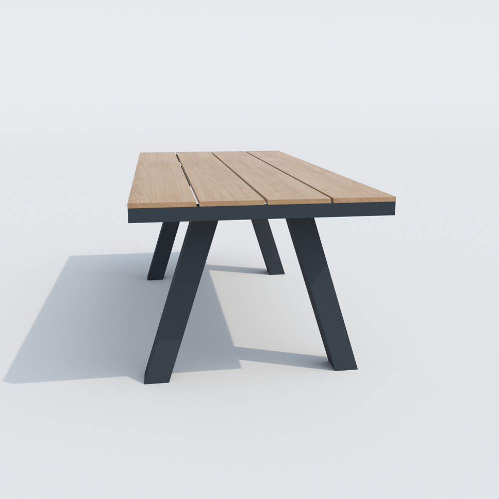 Стол обеденный Ideal Patio МИРРА 180 см карбон