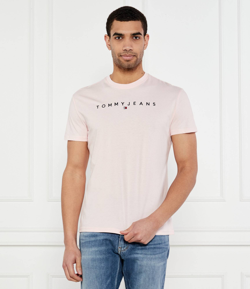 Футболка Tommy Jeans - пудро-розовый(DM0DM20744)