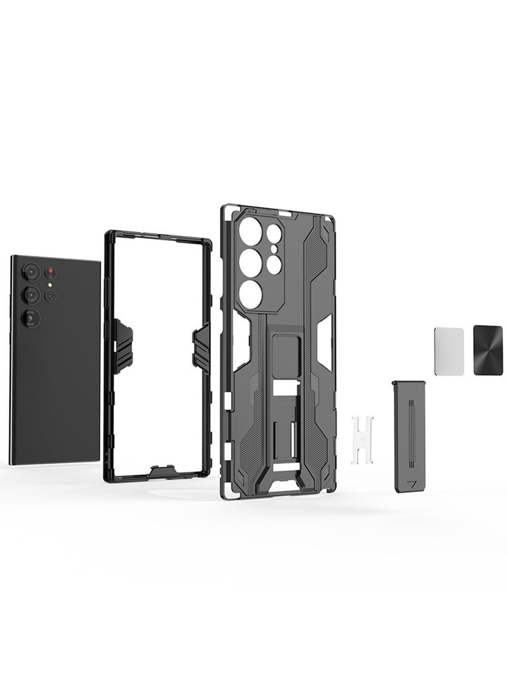Противоударный чехол с подставкой Transformer для Samsung Galaxy S23 Ultra