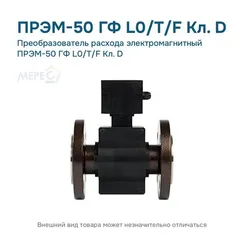 Преобразователь расхода электромагнитный ПРЭМ-50 ГФ L0/T/F Кл. D