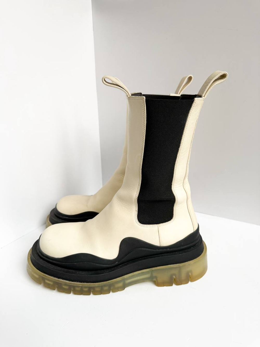 Кожаные ботинки Bottega Veneta, 38