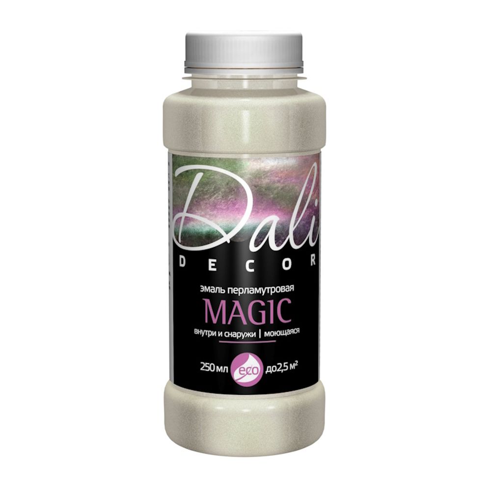 Эмаль акрил. DALI Decor Magic перламутр. жемчуг 0,25л (Рогнеда) НЕМОРОЗОСТОЙКАЯ от + 5 С Эмаль акрил. DALI Decor Magic перламутр. жемчуг 0,25л (Рогнеда) НЕМОРОЗОСТОЙКАЯ от + 5 С