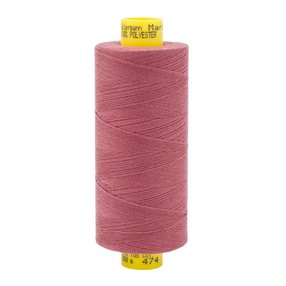 Нитка Gutermann Mara 150 (1000 метров), 1 кат., особо тонкая | 474 турецкий розовый