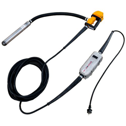 Глубинный вибратор Enar SPYDER PRO 50 GUN высокочастотный - [220V / 50 мм / длина 0.8 м]