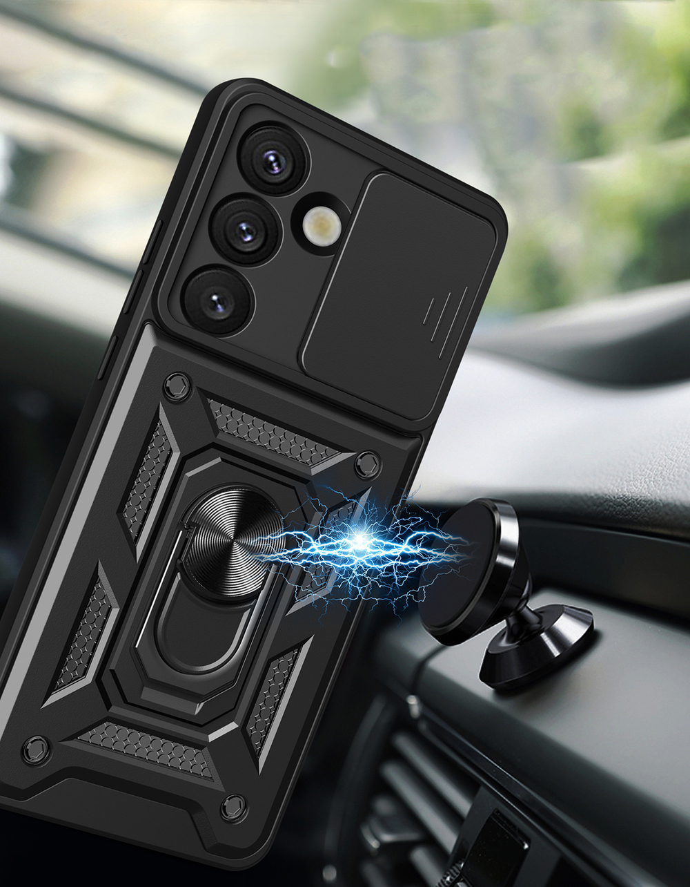 Чехол с кольцом Bumper Case для Samsung Galaxy S25+