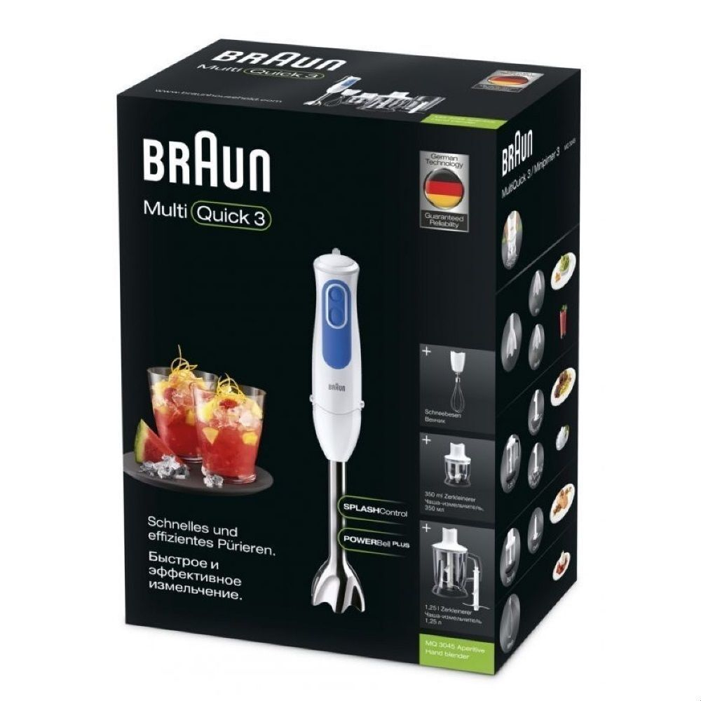 Погружной блендер Braun Multiquick 3 MQ3045 Aperitive