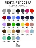 Лента репсовая (в рубчик) 15.0 мм / 22.8±1 метра, 813 пудровый, Magic4Hobby